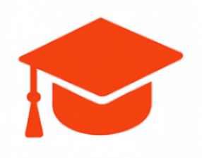 icon of a red graduation hat
